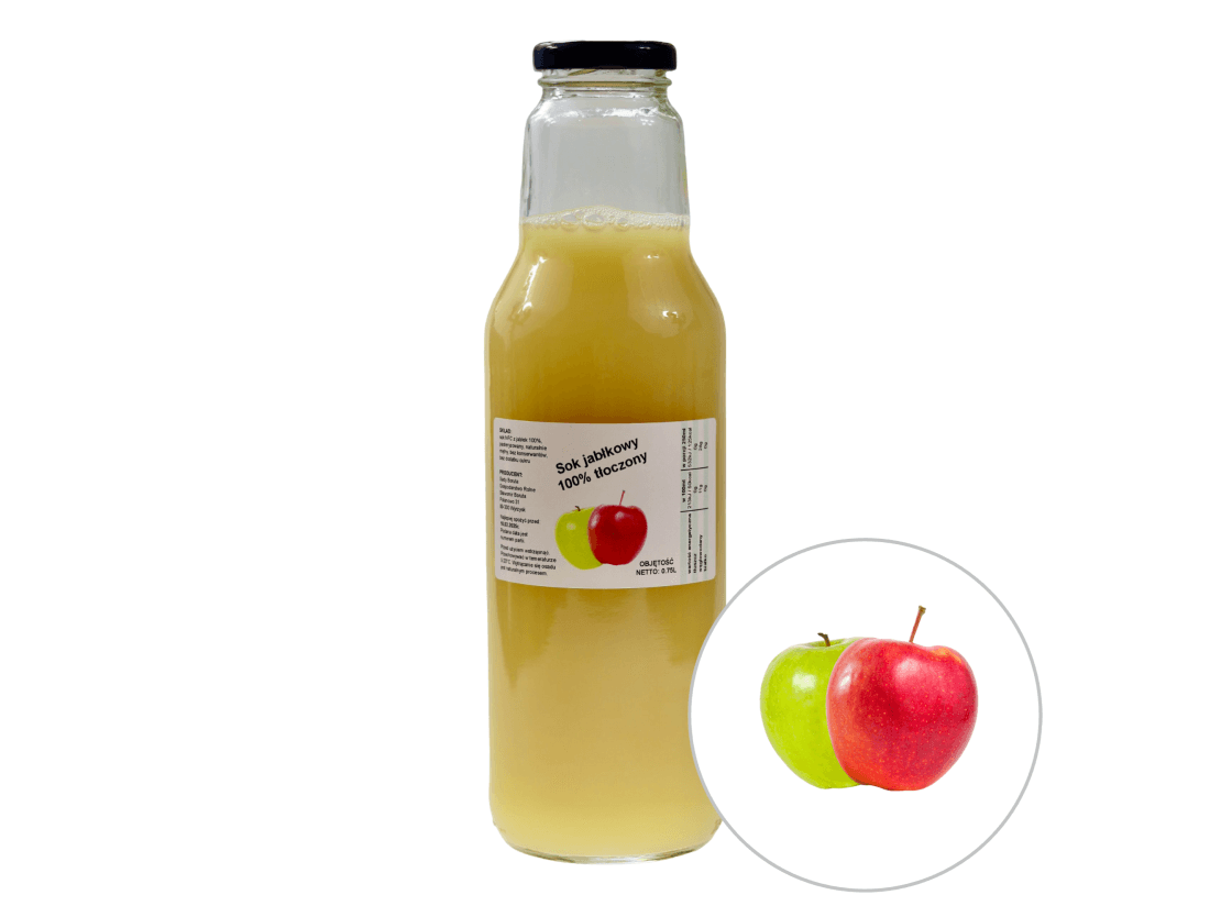 Sok Jabłkowy 100% 0.7L | Naturalny Sok Tłoczony