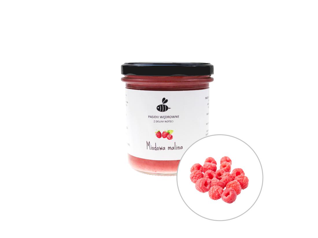Miód Malina 430g
